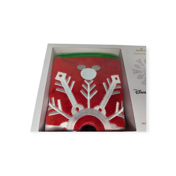 2021 Hallmark Keepsake Disney Miniature Mickey Tree Topper & Skirt Mickey Mouse - Picture 3 of 15